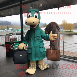 Loch Ness Monster maskot...