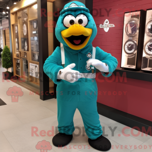 Disfraz de mascota Teal...