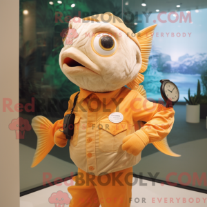 Figura de máscara de peixe...