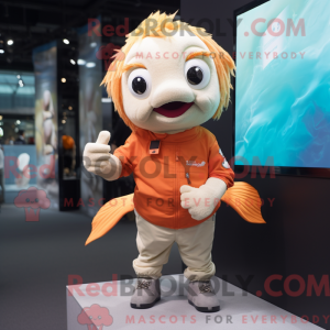 Figura de máscara de peixe...
