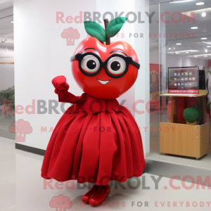 Red Apple-mascottekostuum...