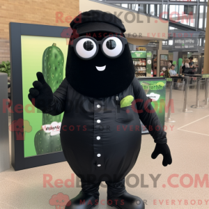 Black Cucumber mascot...