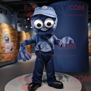 Disfraz de mascota Navy...