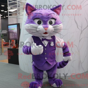 A máscara de gato roxo tem...