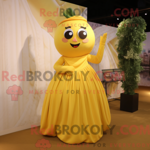 Geel Tomaat mascottekostuum...