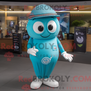 Disfraz de mascota Cyan...