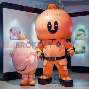 Maskottchenkostüm Peach...