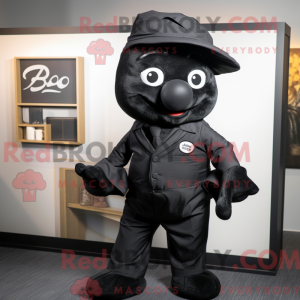 Sort Pho maskot kostume...