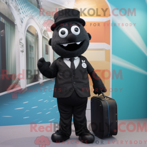 Sort Pho maskot kostume...