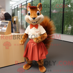 Rust Squirrel mascot...