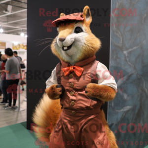 Rust egern maskot kostume...