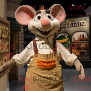 Tan Ratatouille maskot...