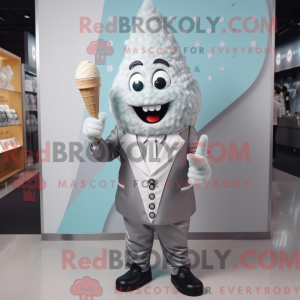 Silver Ice Cream Cone...