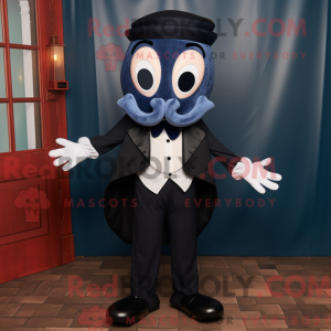 Navy Squid maskotdraktfigur...