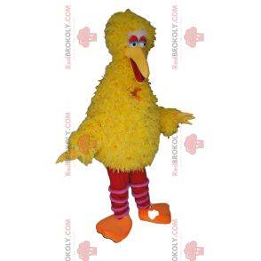 Gigantische gele eend mascotte. Eend kostuum