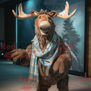 Brown Irish Elk mascot...