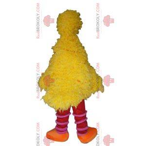 Gigantische gele eend mascotte. Eend kostuum