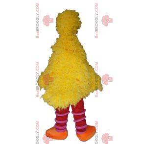 Gigantische gele eend mascotte. Eend kostuum
