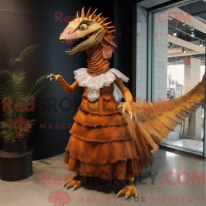 Rust Spinosaurus maskot...