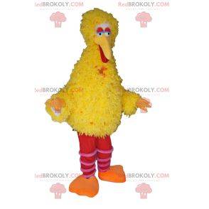 Gigantische gele eend mascotte. Eend kostuum