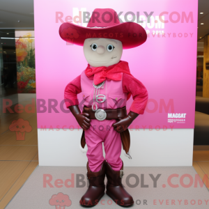 Magenta Cowboy maskot...