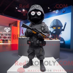 Costume mascotte de Sniper...