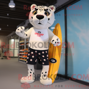 Cream Panther mascot...