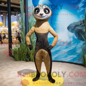 A máscara preta do Meerkat...
