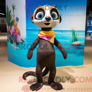 Black Meerkat mascot...