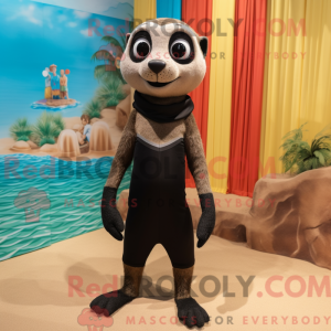 A máscara preta do Meerkat...