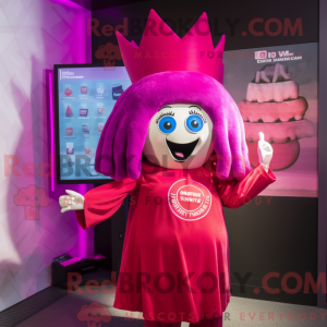 Disfraz de mascota Magenta...