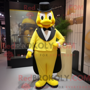 Lemon Yellow Aglet mascot...