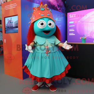 Costume mascotte de ceviche...