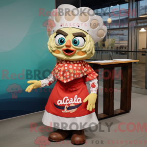 Costume mascotte de ceviche...