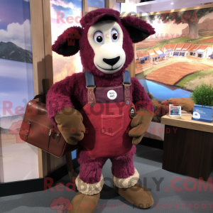 Postava maskota Maroon Ram...