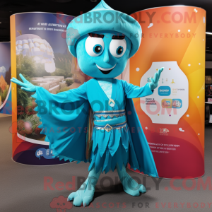 Turquoise Stilt Walker...
