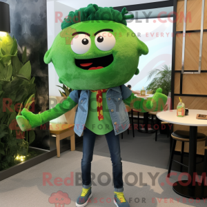 Forest Green Burgers mascot...