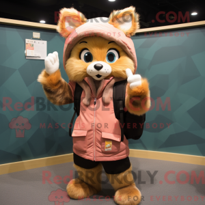 Costume mascotte de Peach...