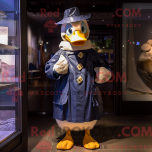 Navy Goose mascottekostuum...