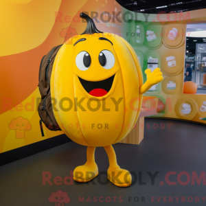 Yellow Pumpkin mascot...