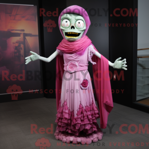Rosa Untoter Maskottchen...
