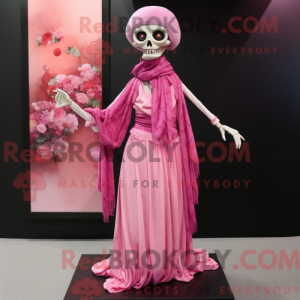 Rosa Untoter Maskottchen...