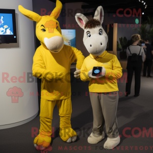 Disfraz de mascota burro...