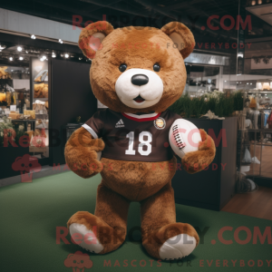 Brun Teddy Bear maskot...