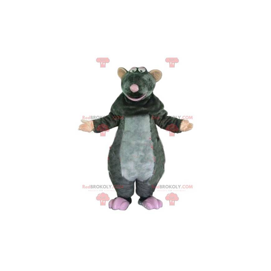 Ratatouille mascotte famoso cartone animato ratto grigio -