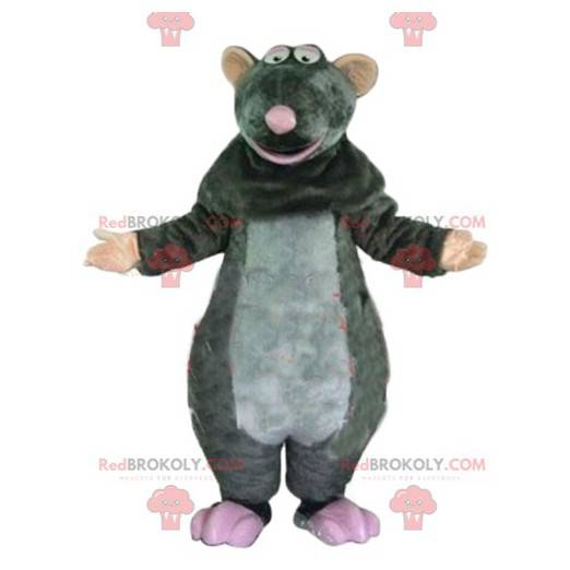 Ratatouille mascota famosa rata gris de dibujos animados -