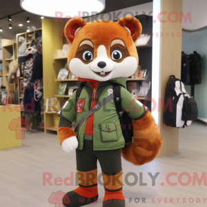 Olive Red Panda...