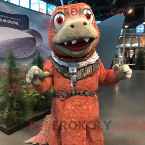 Rust laks maskot kostume...