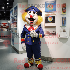 Marineclown mascottekostuum...