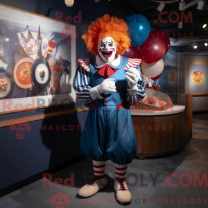 Navy Clown-maskotdraktfigur...